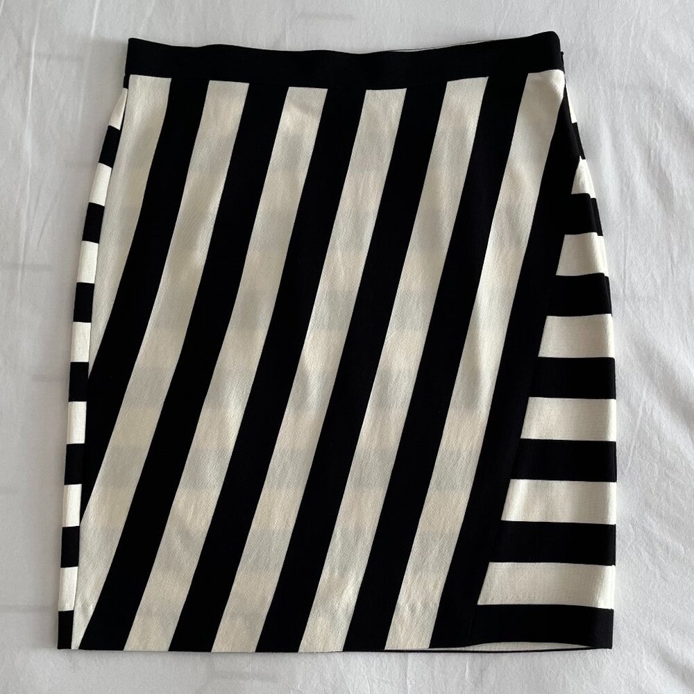 Banana Republic Diagonal Striped Skirt 12